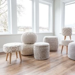 Bohemian Pebble Pouf -Chic Furniture Shop lifestyle mar 26 2021 10