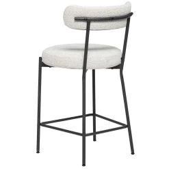 Molly Counter Stool - White Boucle 9 Molly Counter Stool - White Boucle -Chic Furniture Shop molly stool 3 1