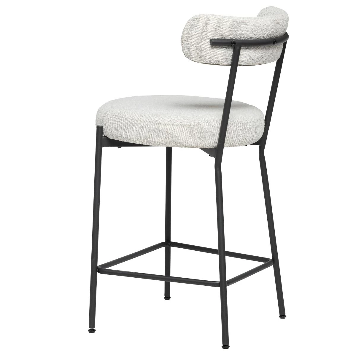 Molly Counter Stool - White Boucle 6 Molly Counter Stool - White Boucle - Image 4