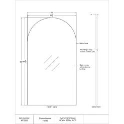 Farida Mirror -Chic Furniture Shop mt2508 6
