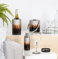 Lorus Metallic Ombre Double Wall Wine Cooler -Chic Furniture Shop n3