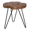Natura Round Hairpin Side Table