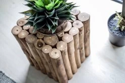 Natura Kotak Square Stool -Chic Furniture Shop natura kotak stool 2