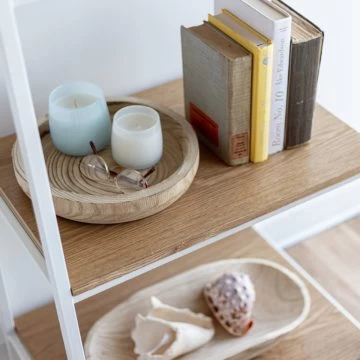 Prince Wood Bookshelf- White Frame 6 Prince Wood Bookshelf- White Frame - Image 4