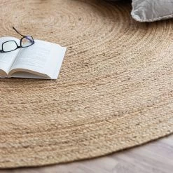 Delilah 4ft Round Rug – Natural -Chic Furniture Shop rin 009 rin 010 rin 016