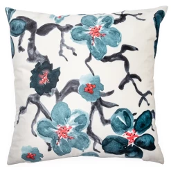 Sakura Cream Velvet Accent Cushion