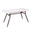 Caribou Rectangle White Sintered Stone Dining Table -Chic Furniture Shop table 1 b