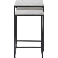 Chalmers Marble Nesting Tables (Set Of 2) -Chic Furniture Shop tax390 2 1