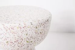 Terrazzo Concrete Stool -Chic Furniture Shop terrazzo concrete stool 3