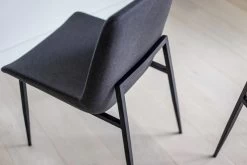 Thames Chair – Graphite / Matte Black -Chic Furniture Shop thames chair graphite 1