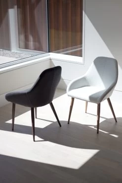 Tina Chair – White / White Oak 15 Tina Chair – White / White Oak -Chic Furniture Shop tina dining chair white and graphite 2