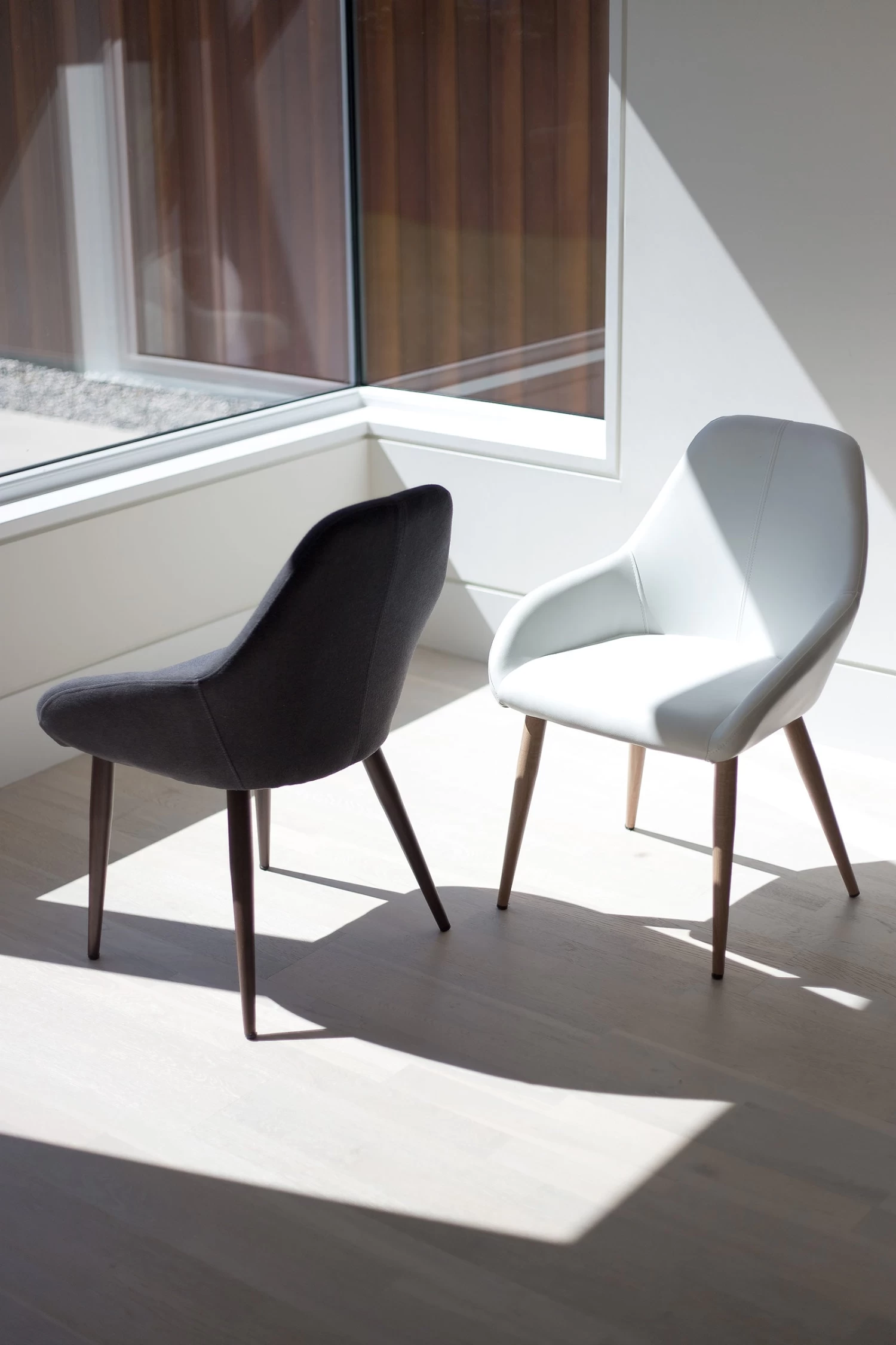 Tina Chair – White / White Oak 8 Tina Chair – White / White Oak - Image 6