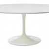 Trumpet Fiberglass Oval Dining Table