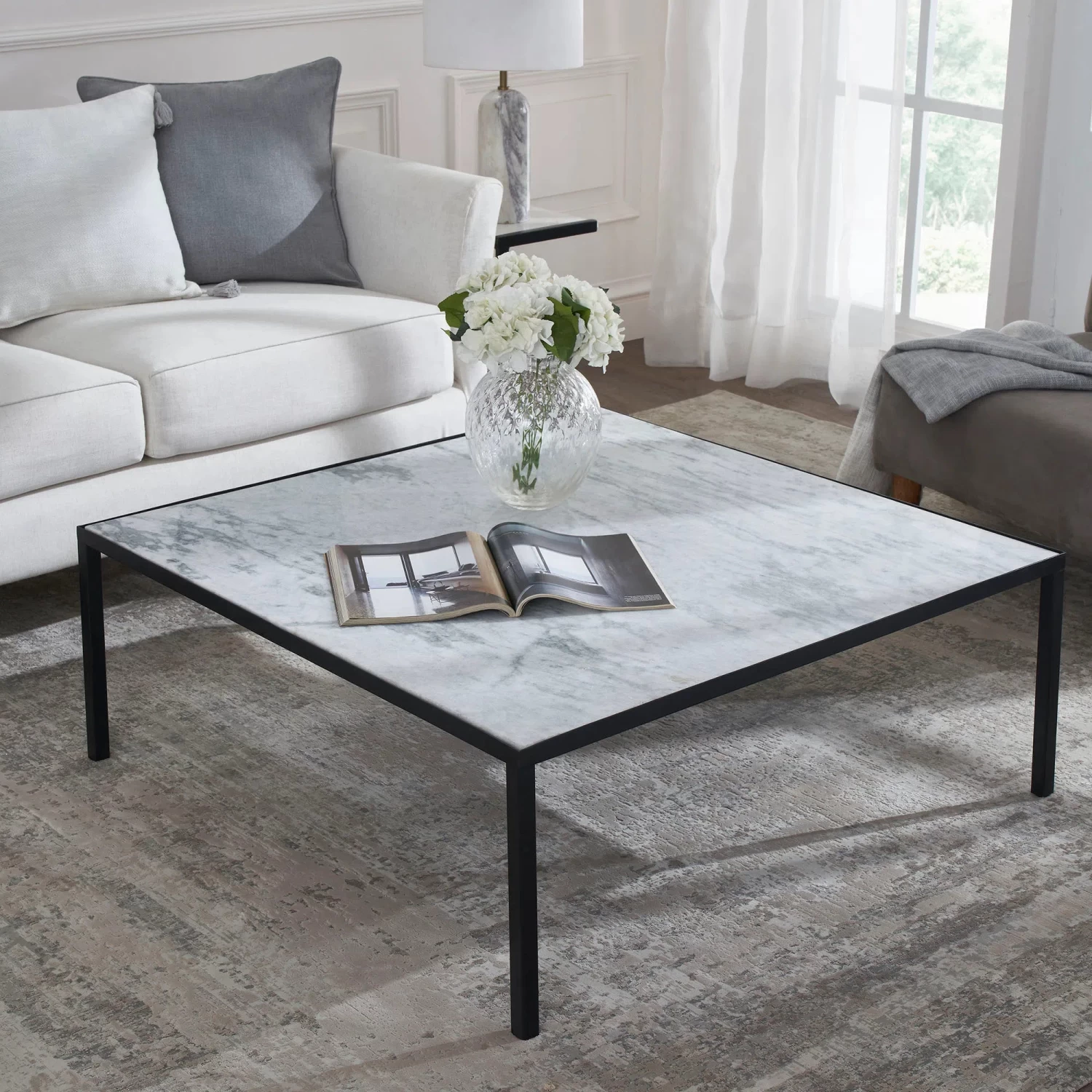 Yeva Marble Coffee Table 4 Yeva Marble Coffee Table - Image 2
