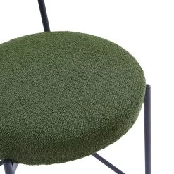 Molly Dining Chair - Green Boucle -Chic Furniture Shop zc34571 1 1