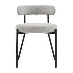 Molly Dining Chair - Grey Boucle 13 Molly Dining Chair - Grey Boucle -Chic Furniture Shop zc34593 1 1