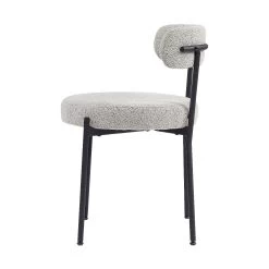 Molly Dining Chair - Grey Boucle 12 Molly Dining Chair - Grey Boucle -Chic Furniture Shop zc34598 1 1