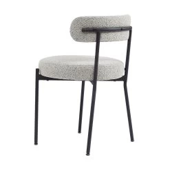 Molly Dining Chair - Grey Boucle 11 Molly Dining Chair - Grey Boucle -Chic Furniture Shop zc34600 1 1